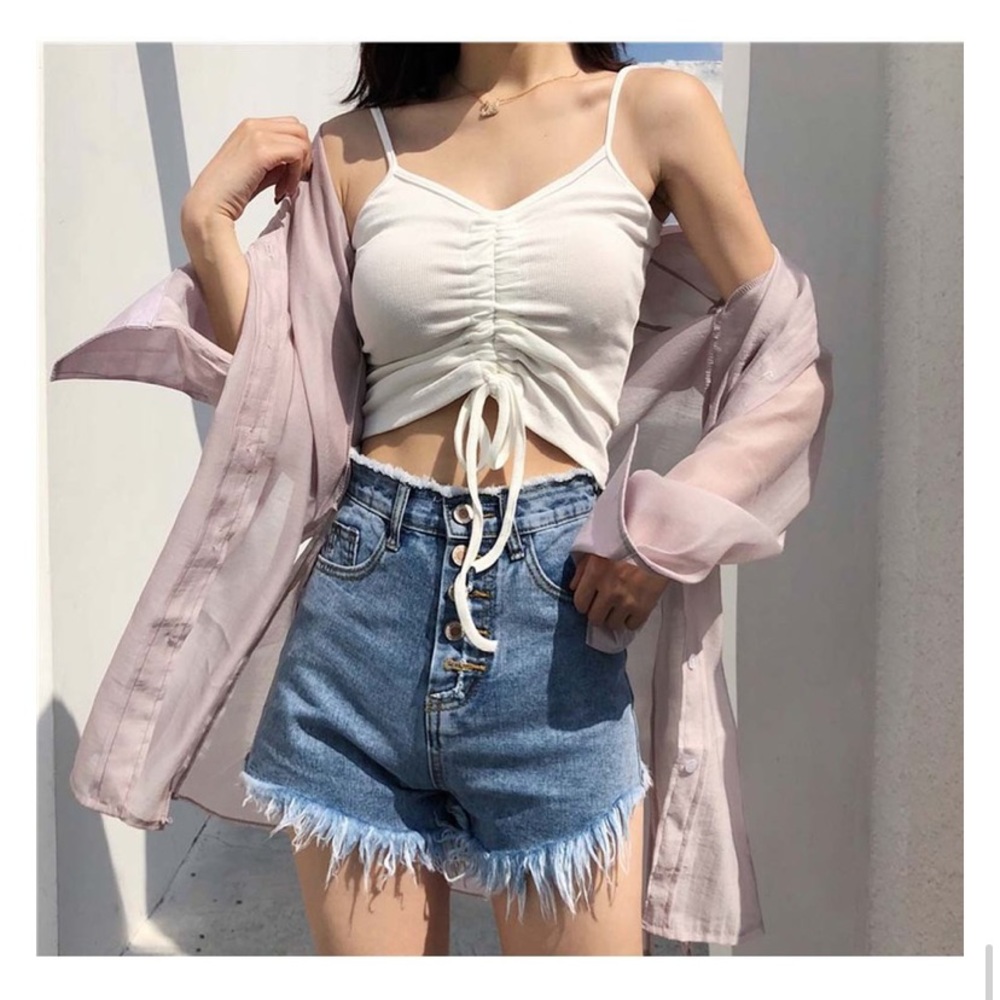 Cinched-Front TankTop